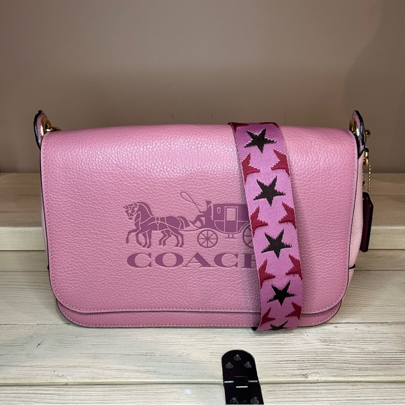 COACH signature Jes Messenger Bag Rose Pink One size EUC - Picture 3 of 14